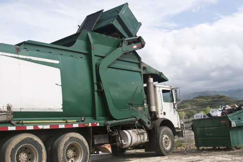 Medium-sized skip on a residential driveway ready for renovation waste